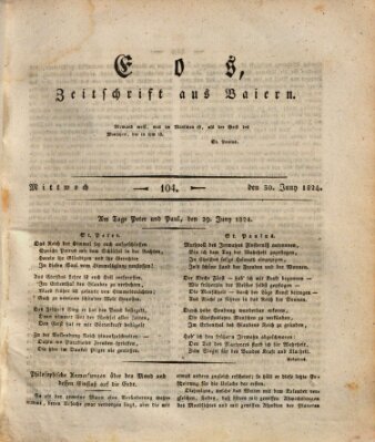 Eos Mittwoch 30. Juni 1824