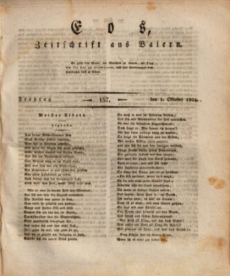 Eos Freitag 1. Oktober 1824