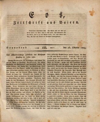 Eos Samstag 16. Oktober 1824