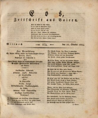 Eos Mittwoch 27. Oktober 1824