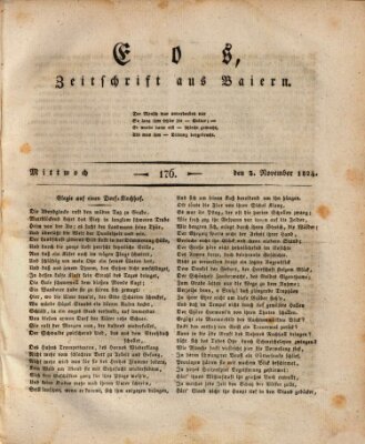 Eos Mittwoch 3. November 1824