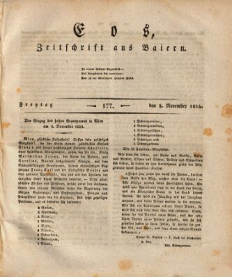 Eos Freitag 5. November 1824