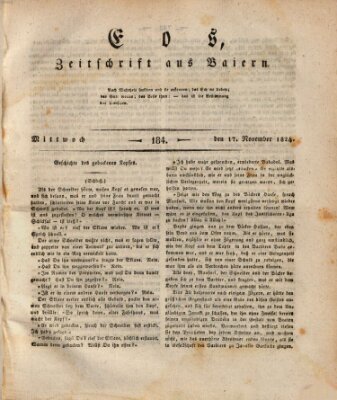 Eos Mittwoch 17. November 1824