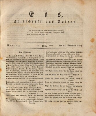 Eos Montag 22. November 1824