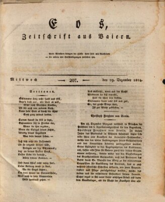 Eos Mittwoch 29. Dezember 1824