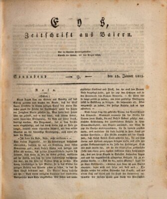 Eos Samstag 15. Januar 1825