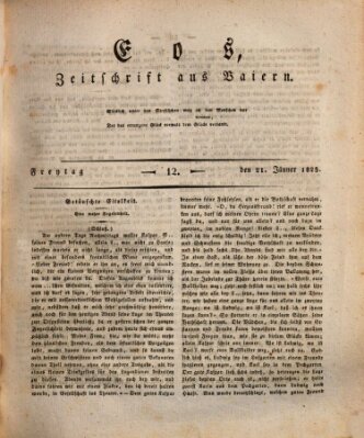 Eos Freitag 21. Januar 1825