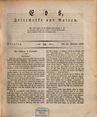 Eos Freitag 11. Februar 1825