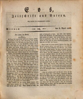 Eos Mittwoch 6. April 1825