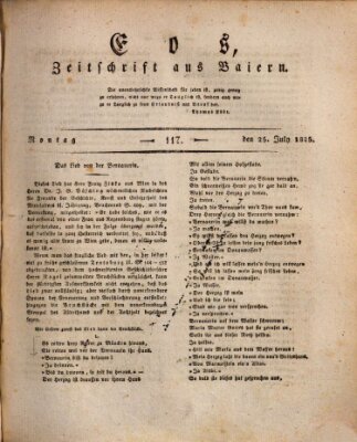 Eos Montag 25. Juli 1825