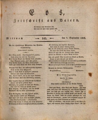 Eos Mittwoch 7. September 1825