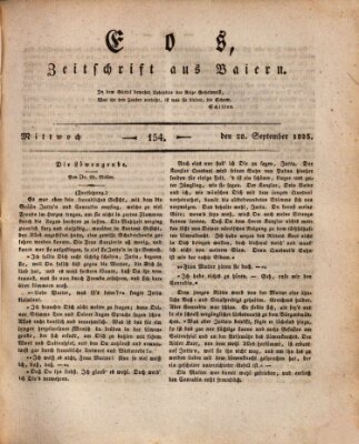 Eos Mittwoch 28. September 1825