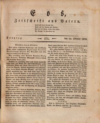 Eos Freitag 28. Oktober 1825