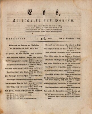 Eos Samstag 5. November 1825