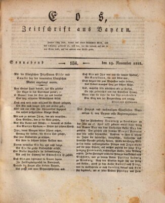 Eos Samstag 19. November 1825