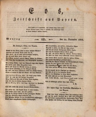 Eos Montag 21. November 1825