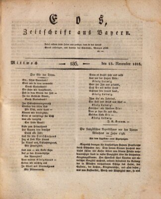 Eos Mittwoch 23. November 1825