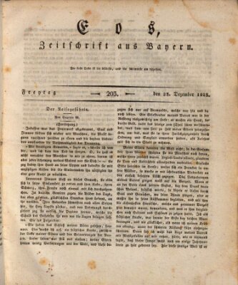 Eos Freitag 23. Dezember 1825