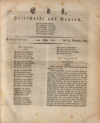 Eos Samstag 24. Dezember 1825