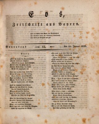 Eos Samstag 21. Januar 1826