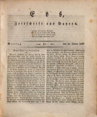 Eos Montag 30. Januar 1826