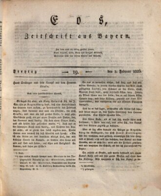 Eos Freitag 3. Februar 1826