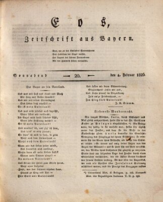 Eos Samstag 4. Februar 1826