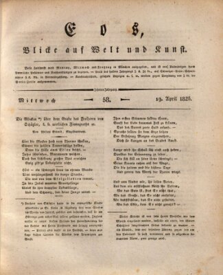 Eos Mittwoch 19. April 1826