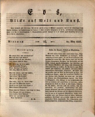 Eos Mittwoch 31. Mai 1826