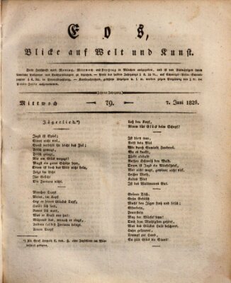 Eos Mittwoch 7. Juni 1826