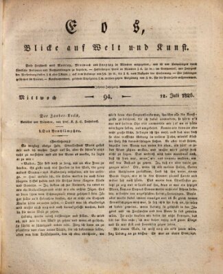 Eos Mittwoch 12. Juli 1826