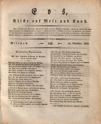 Eos Mittwoch 15. November 1826