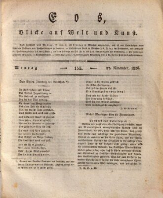 Eos Montag 27. November 1826