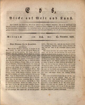 Eos Mittwoch 29. November 1826