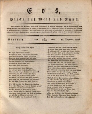 Eos Mittwoch 13. Dezember 1826