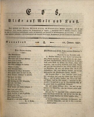 Eos Samstag 13. Januar 1827