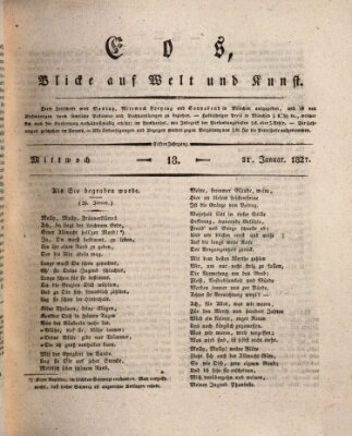 Eos Mittwoch 31. Januar 1827