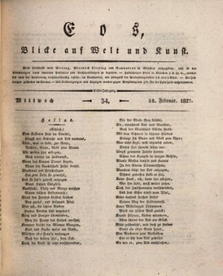 Eos Mittwoch 28. Februar 1827