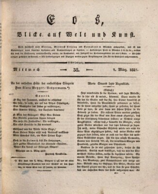 Eos Mittwoch 7. März 1827