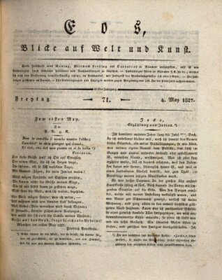 Eos Freitag 4. Mai 1827