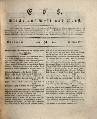 Eos Mittwoch 13. Juni 1827