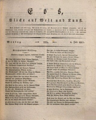 Eos Montag 2. Juli 1827