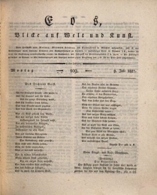 Eos Montag 9. Juli 1827