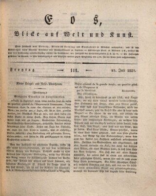 Eos Freitag 13. Juli 1827