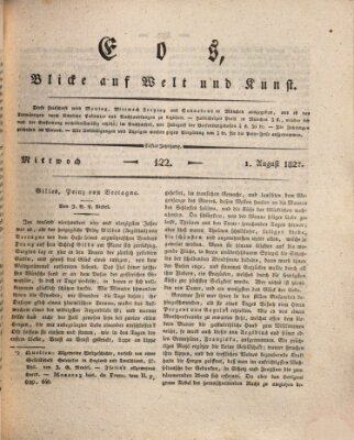 Eos Mittwoch 1. August 1827