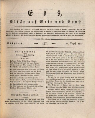 Eos Freitag 10. August 1827