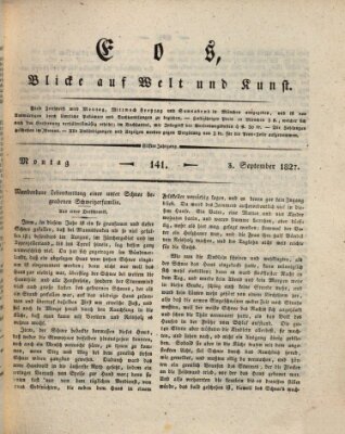 Eos Montag 3. September 1827