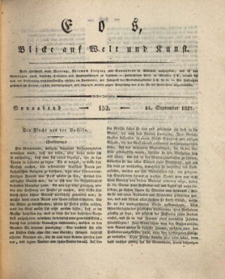 Eos Samstag 22. September 1827