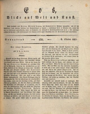 Eos Samstag 6. Oktober 1827