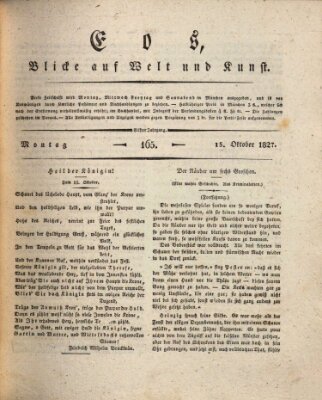 Eos Montag 15. Oktober 1827